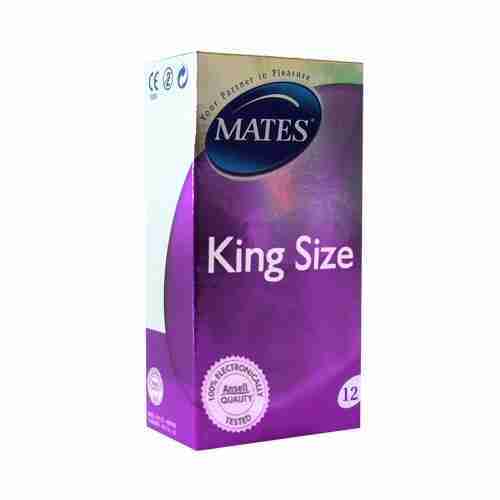 Mates King Size Condoms (12 Pack)